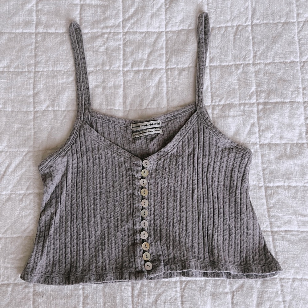 URBAN OUTFITTERS - cropped cami in purple